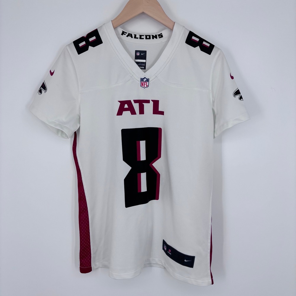 Atlanta Falcons Nike On Field Kyle Pitts #8 Jersey Mens Large White Football